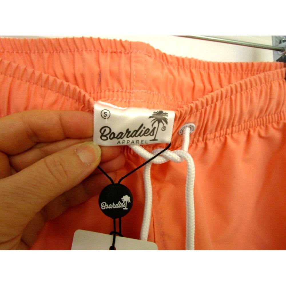 BOARDIES Apparel - Men Swim Shorts Size Small - Coral/Orange Color - New W/Tags - Picture 6 of 16